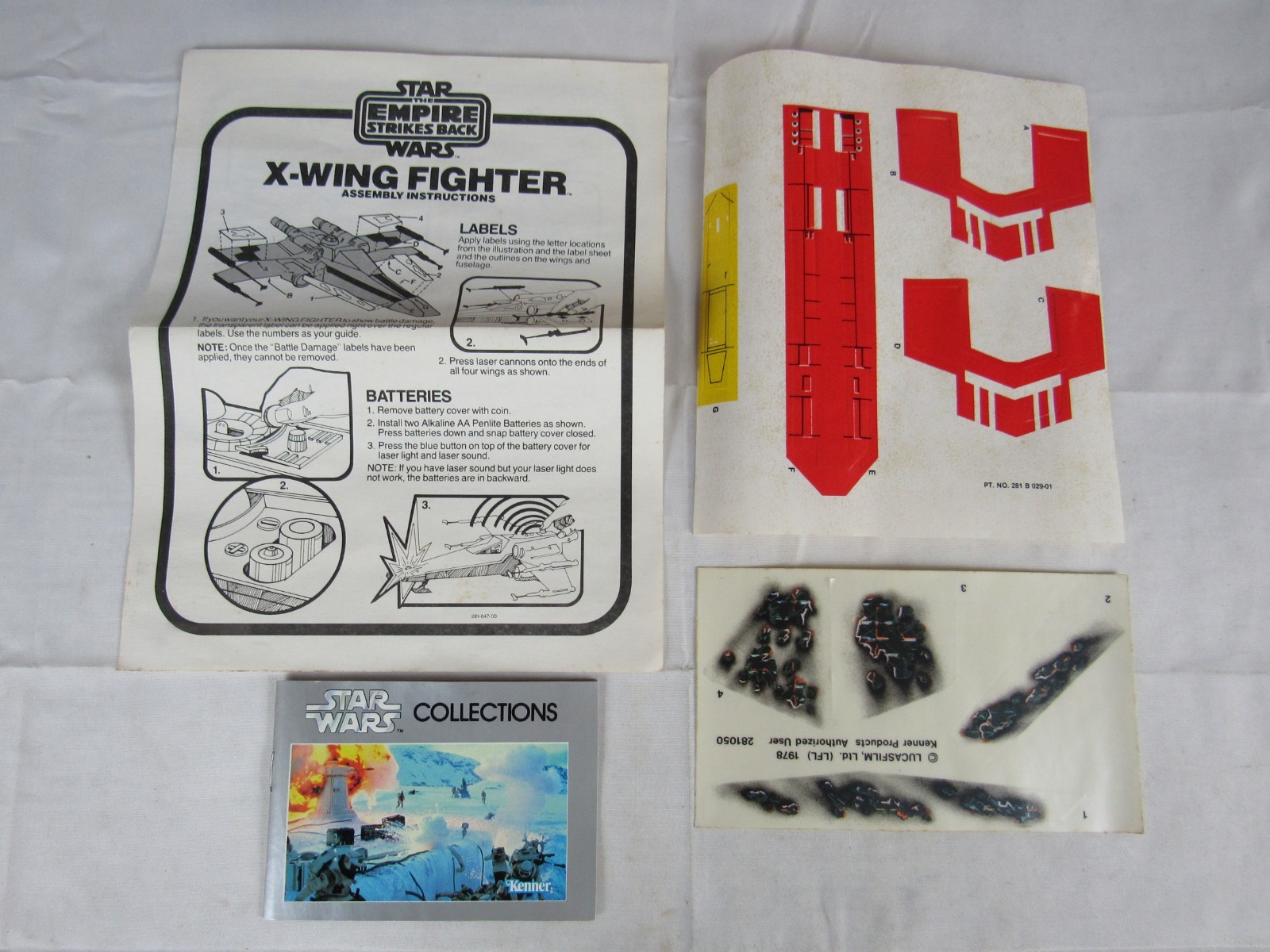 X-Wing Fighter (Battle Damaged) sold