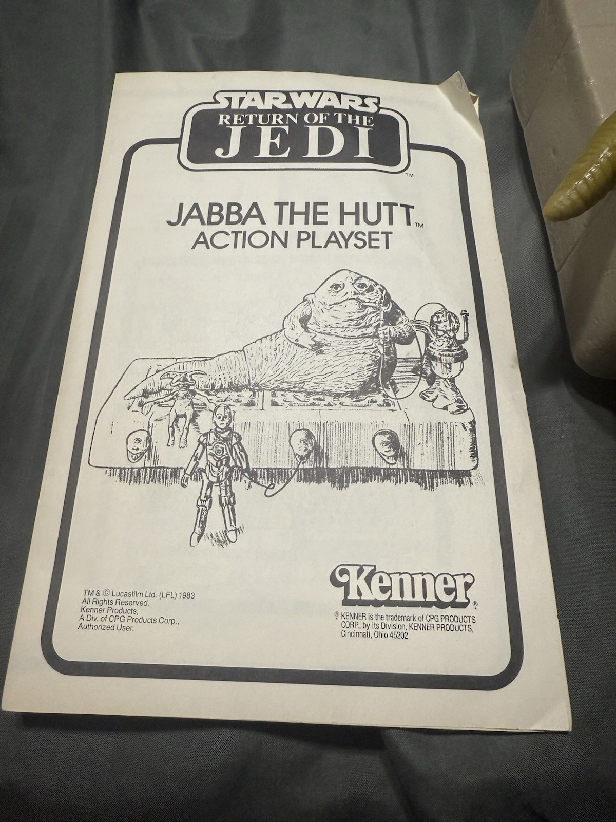 Jabba the Hutt Action Playset sold