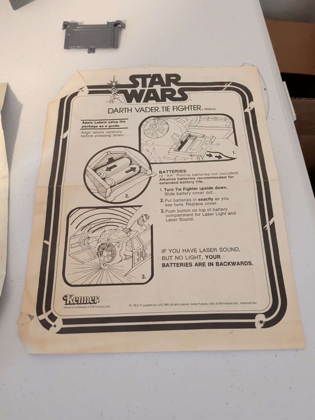 Darth Vader TIE Fighter sold