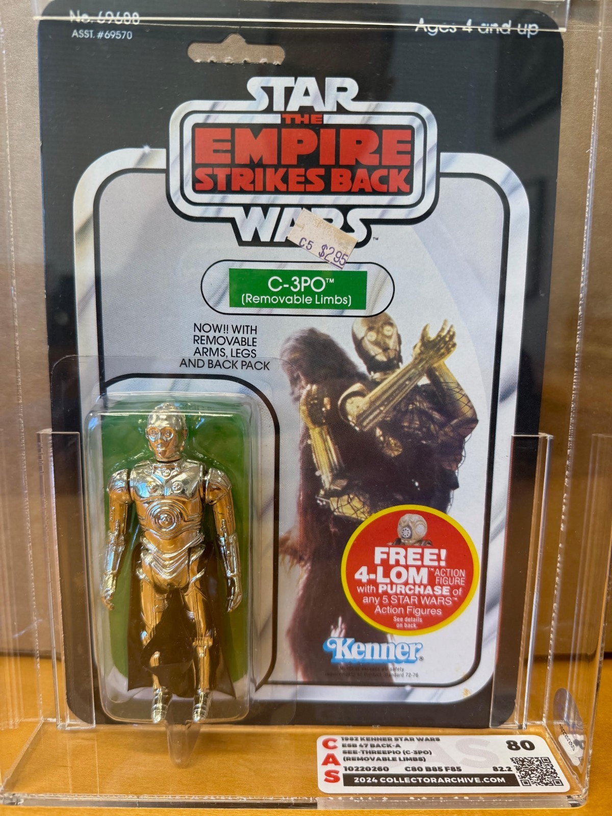 C-3PO (See-Threepio)  with removable limbs sold