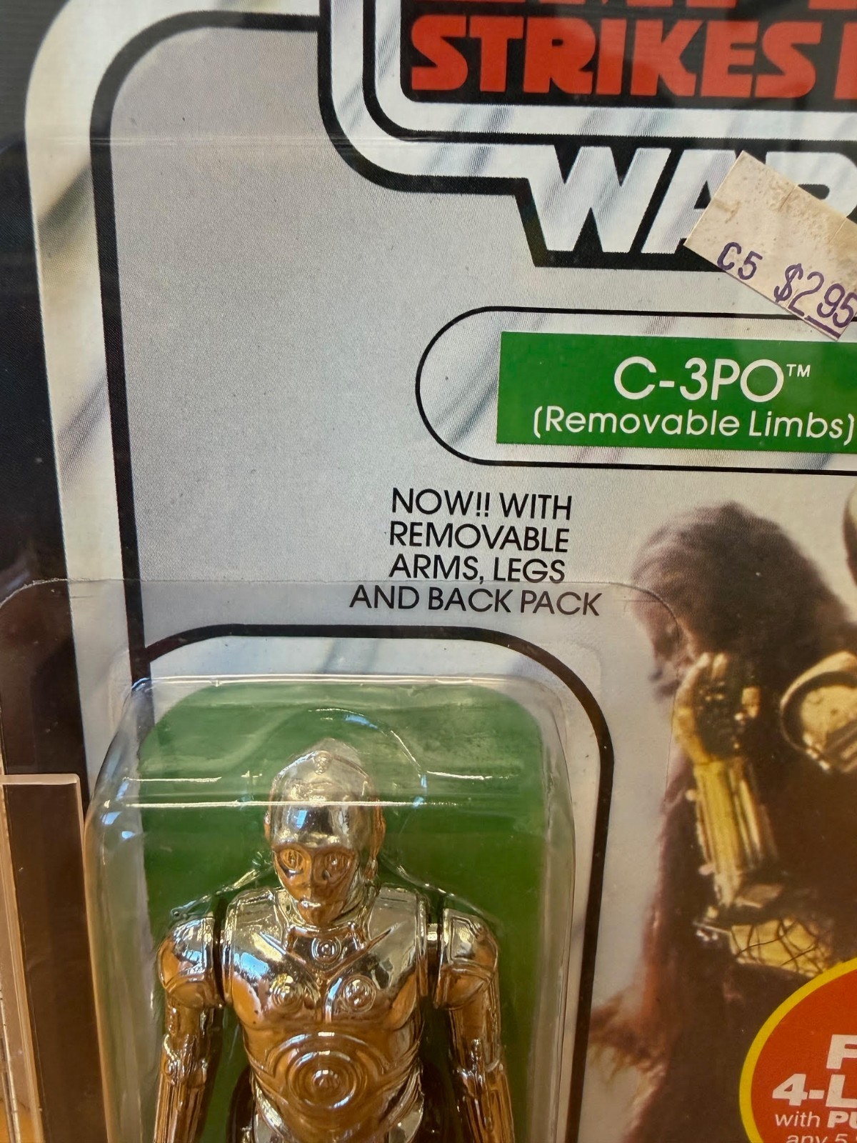 C-3PO (See-Threepio)  with removable limbs sold