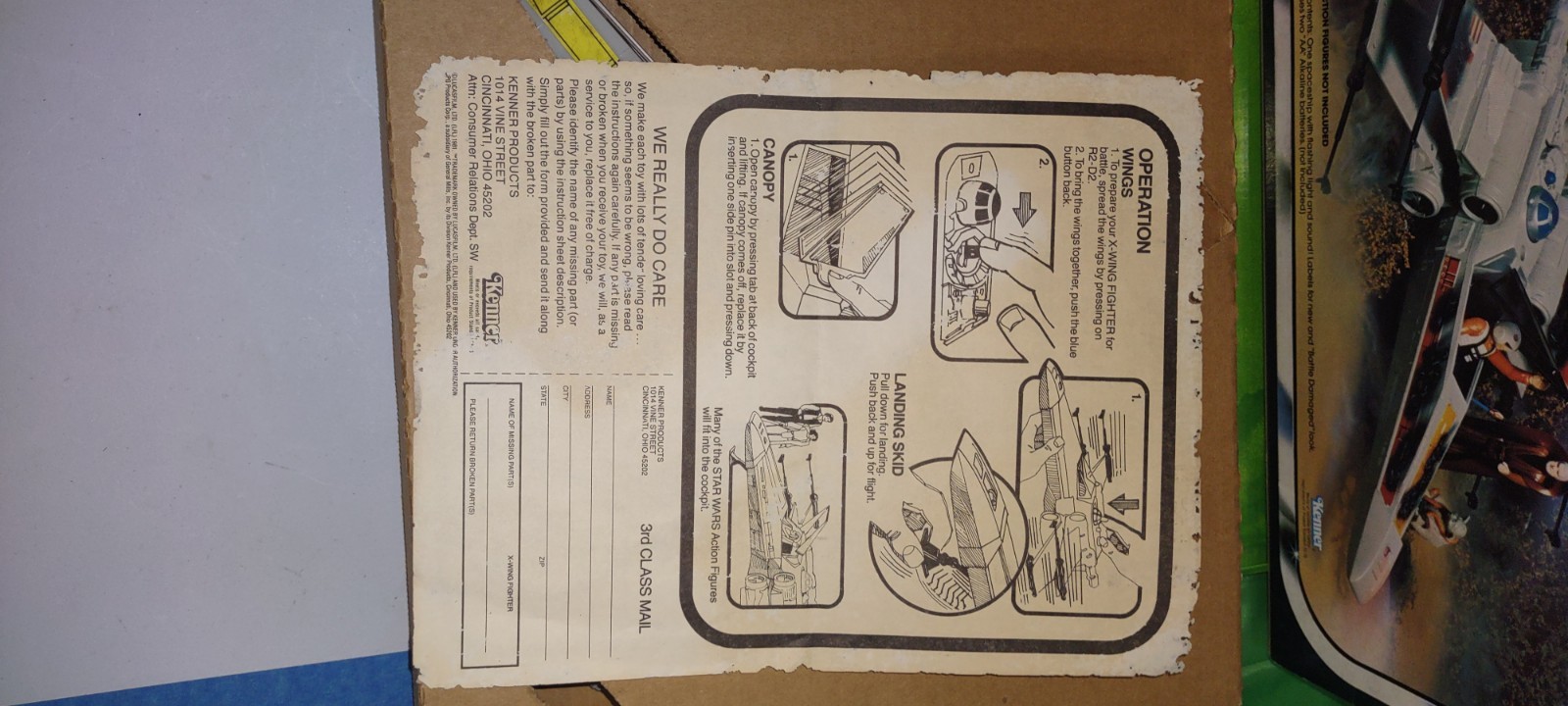 X-Wing Fighter (Battle Damaged) sold