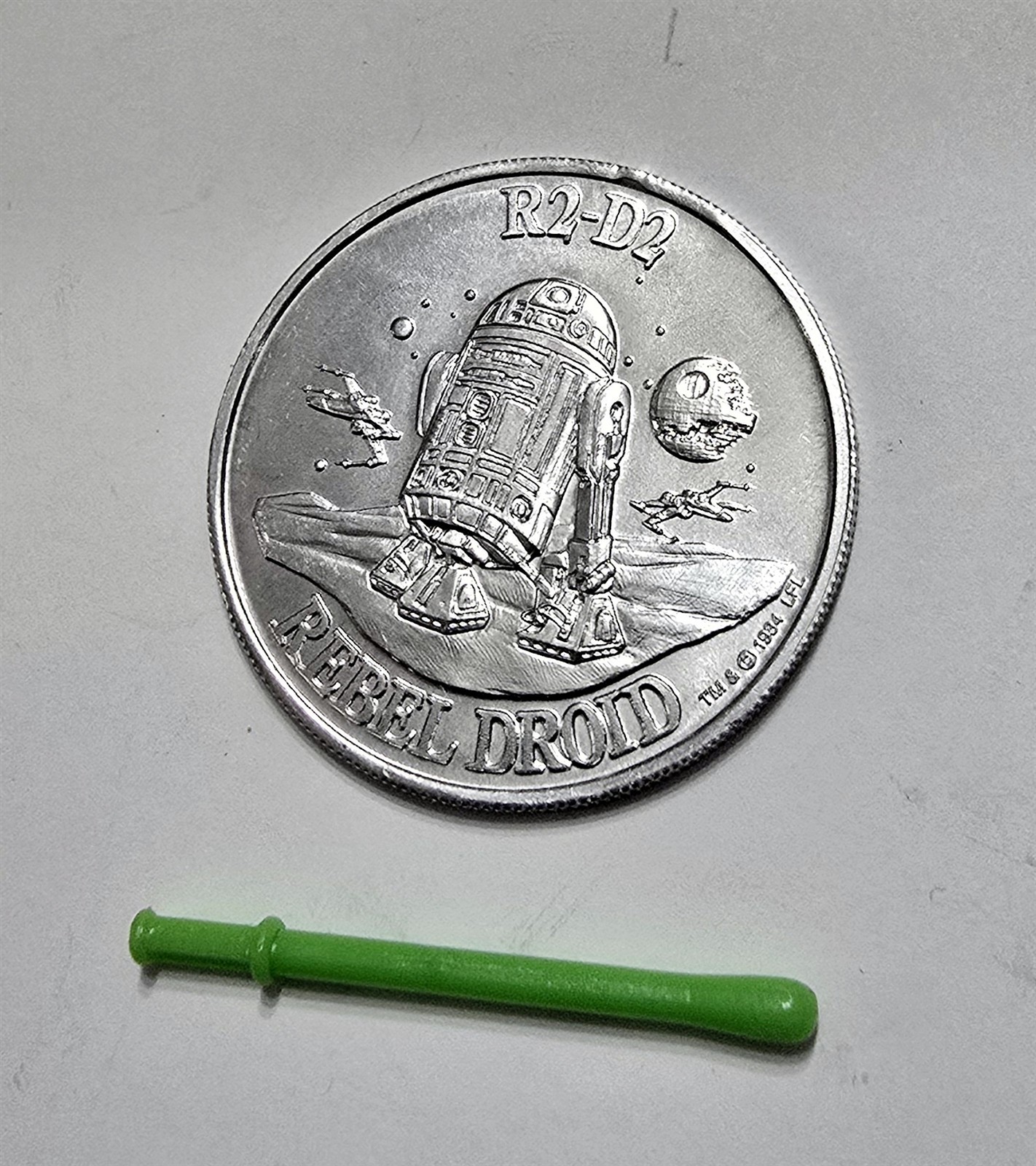 R2-D2 (Artoo-Detoo) with pop-up Lightsaber sold