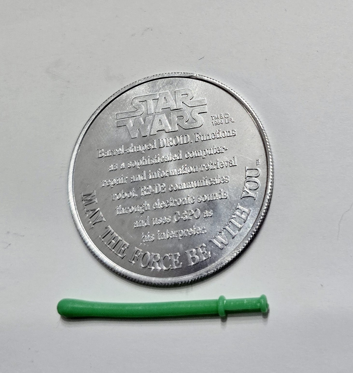 R2-D2 (Artoo-Detoo) with pop-up Lightsaber sold