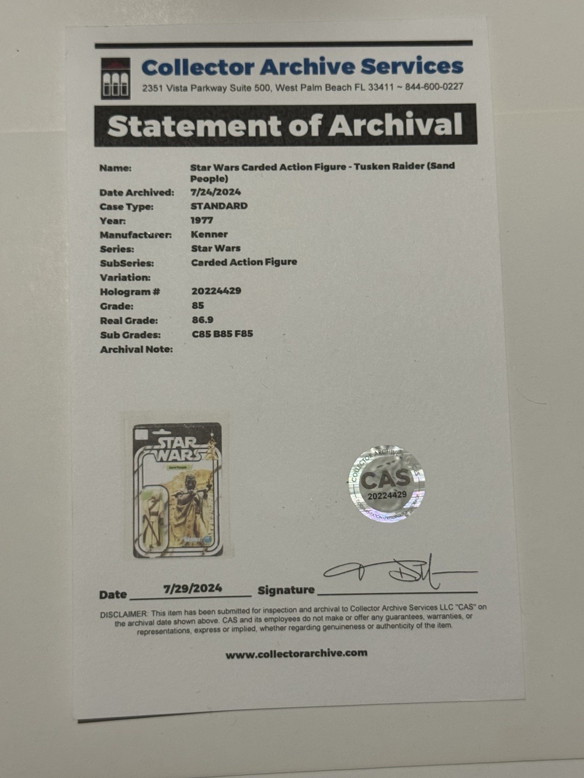 Tusken Raider (Sand People) sold