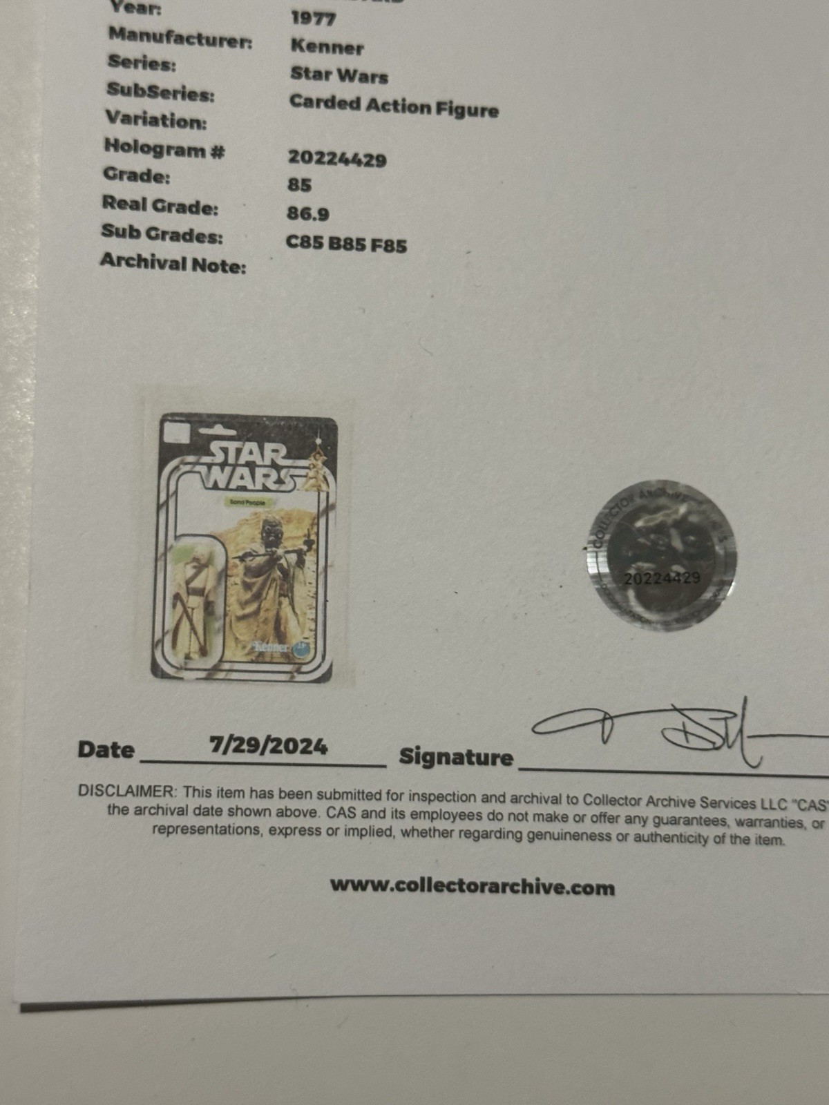 Tusken Raider (Sand People) sold