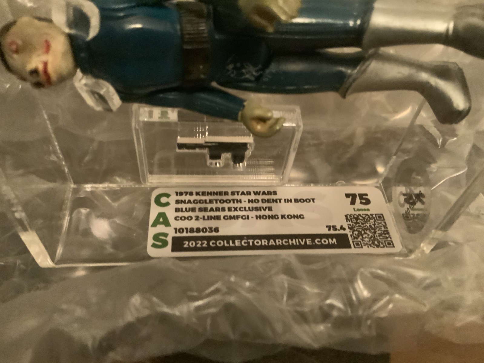 Blue Snaggletooth sold