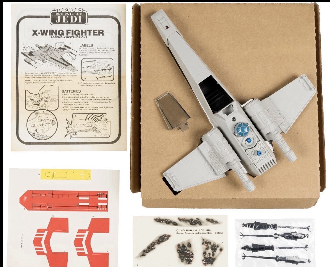 X-Wing Fighter (Battle Damaged) sold