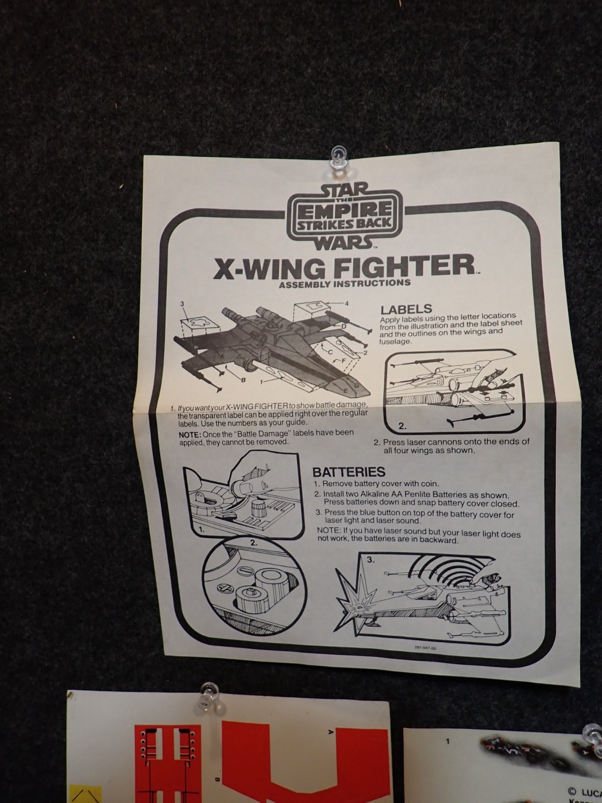 X-Wing Fighter (Battle Damaged) sold