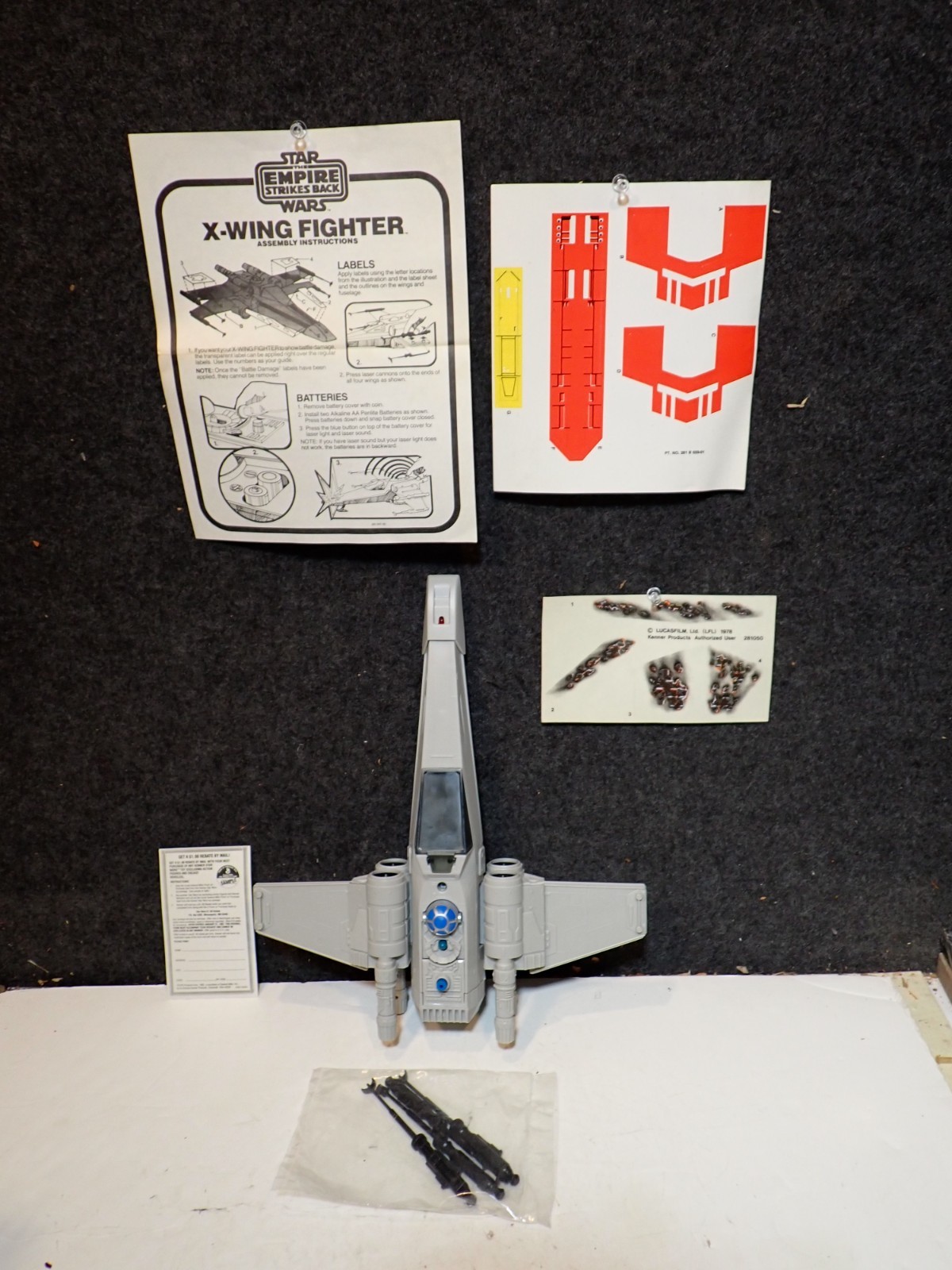 X-Wing Fighter (Battle Damaged) sold