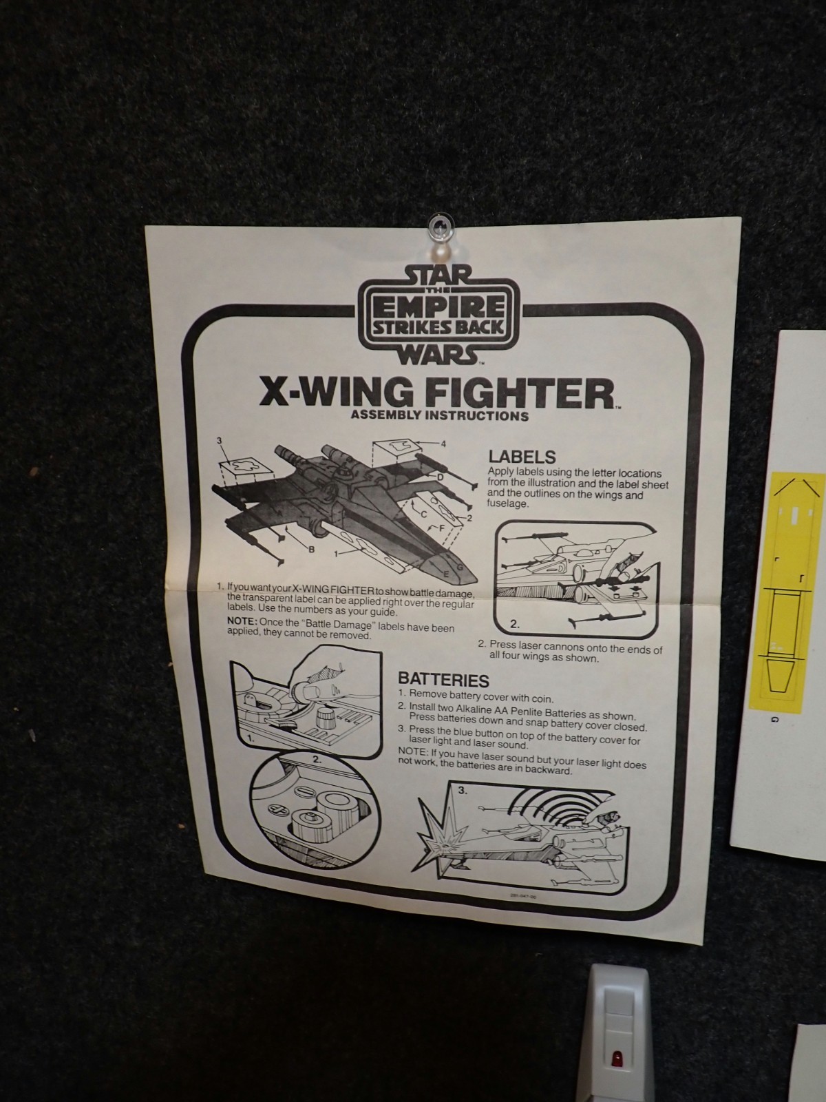 X-Wing Fighter (Battle Damaged) sold