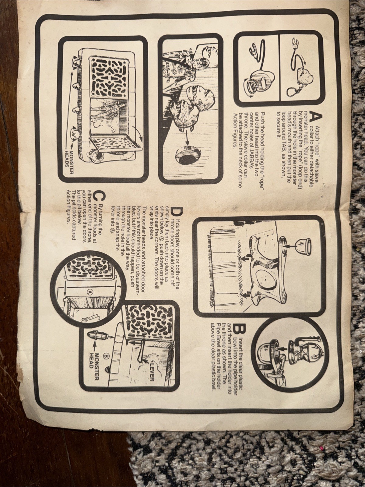 Jabba the Hutt Action Playset sold