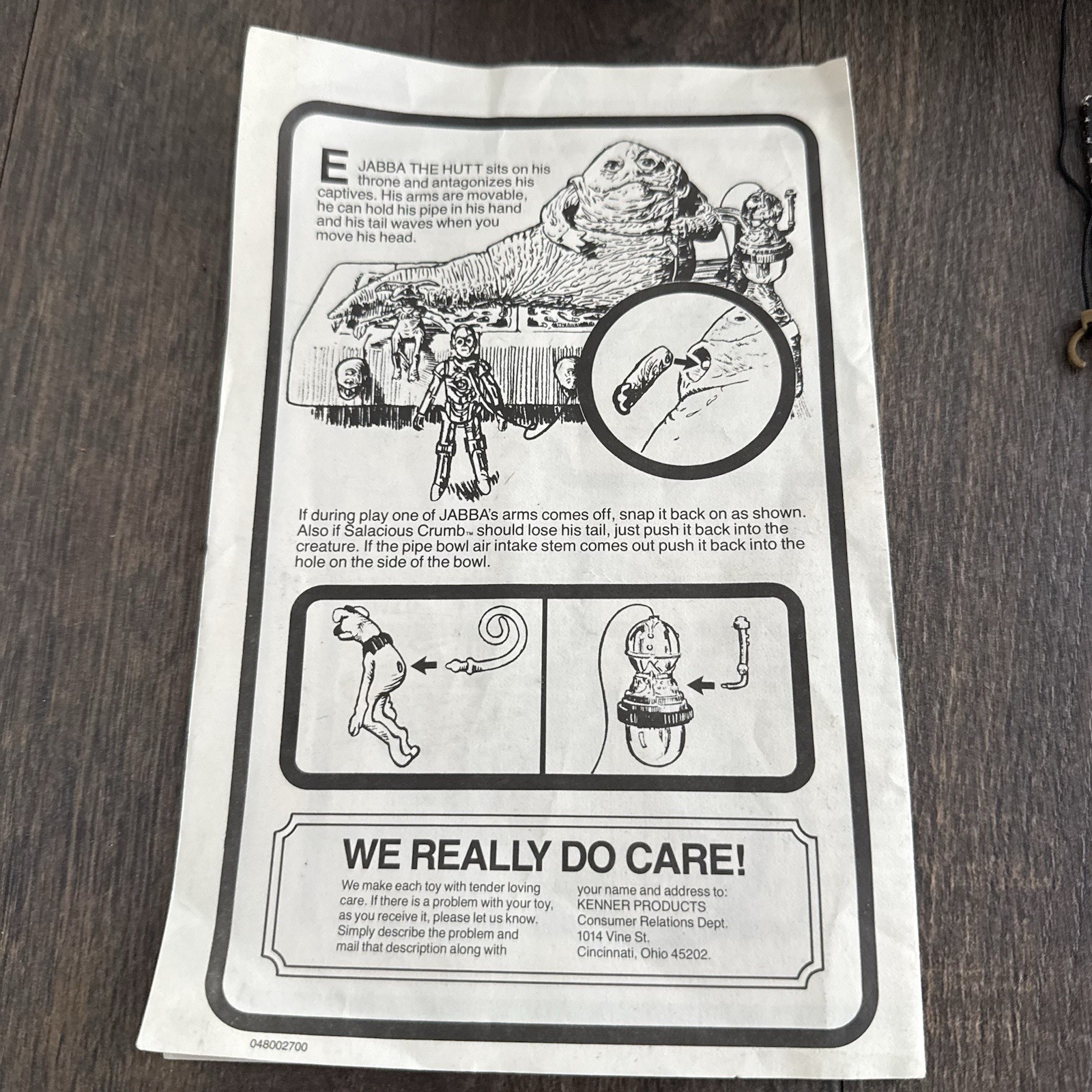 Jabba the Hutt Action Playset sold