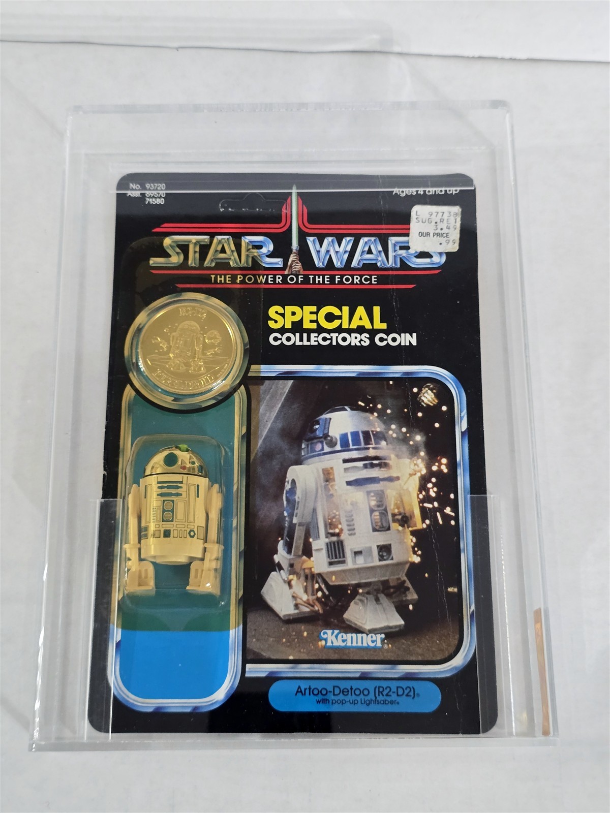 R2-D2 (Artoo-Detoo) with pop-up Lightsaber sold
