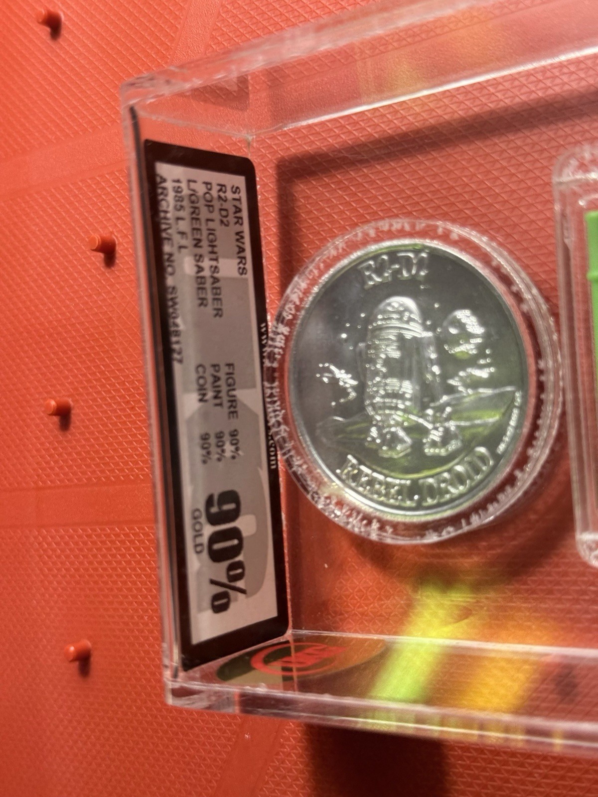 R2-D2 (Artoo-Detoo) with pop-up Lightsaber sold