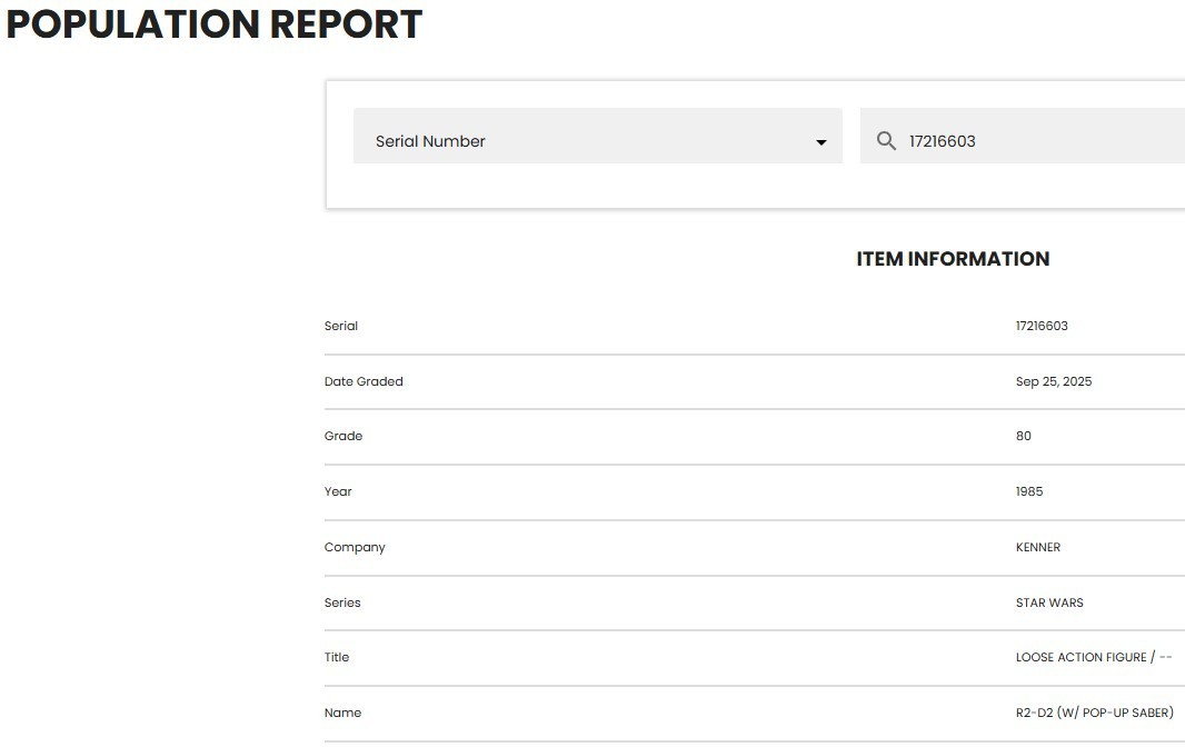 R2-D2 (Artoo-Detoo) with pop-up Lightsaber sold