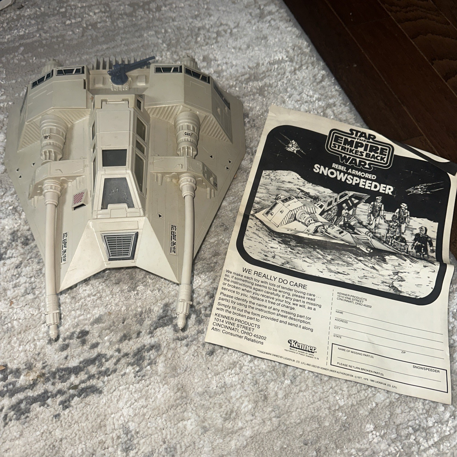 Rebel Armored Snowspeeder sold