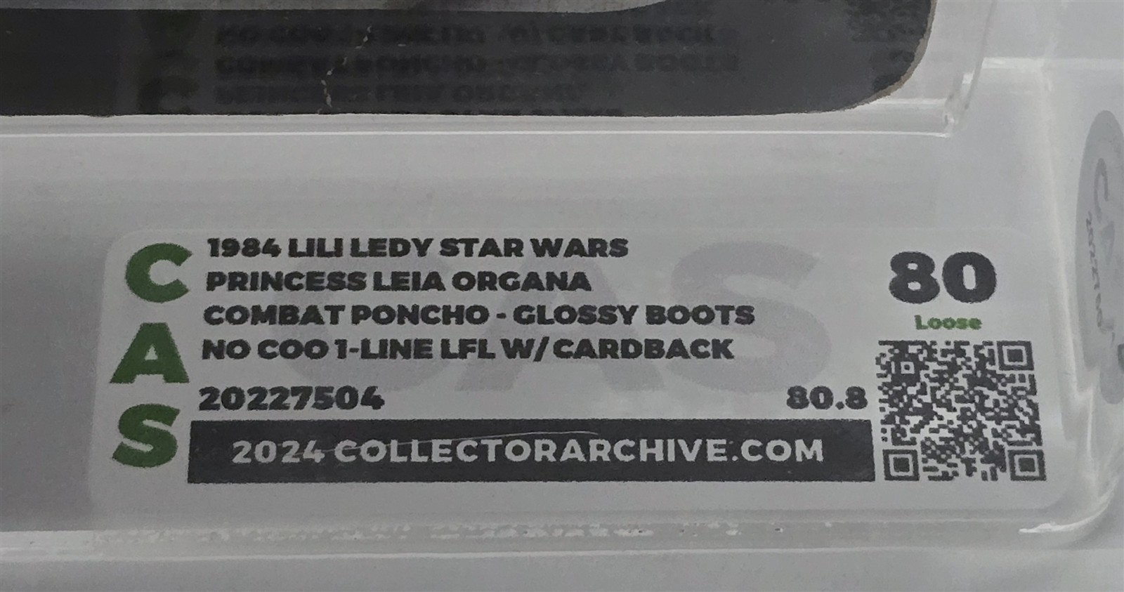 Princess Leia Organa (In Combat Poncho) sold