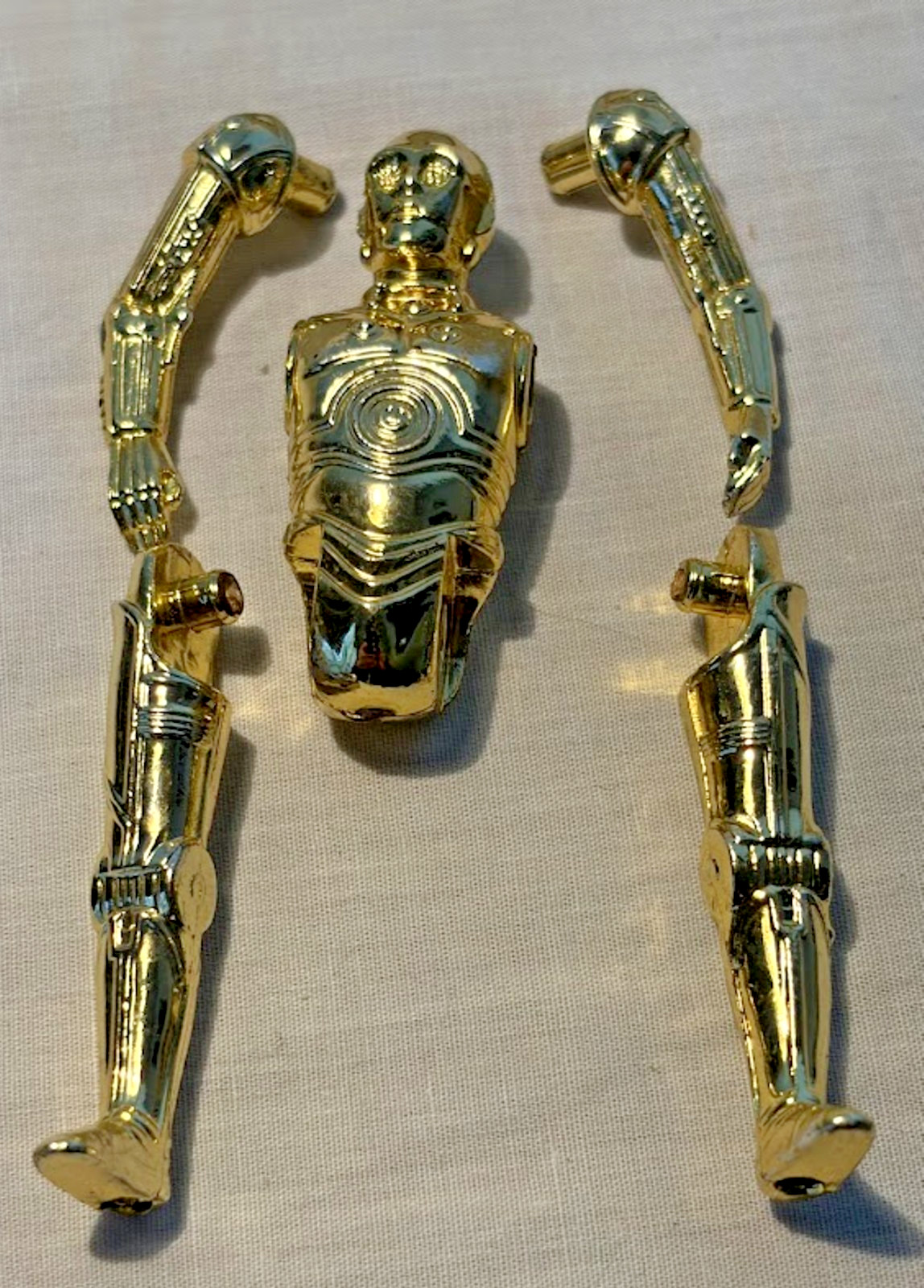 C-3PO (See-Threepio)  with removable limbs sold