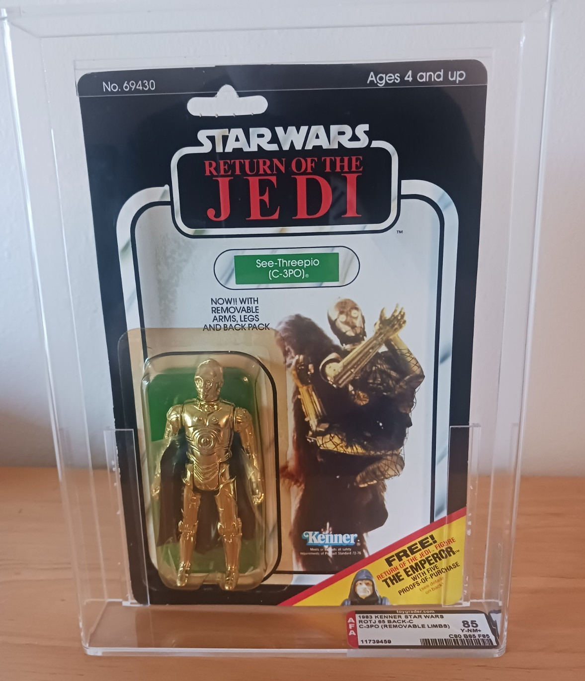 C-3PO (See-Threepio)  with removable limbs sold