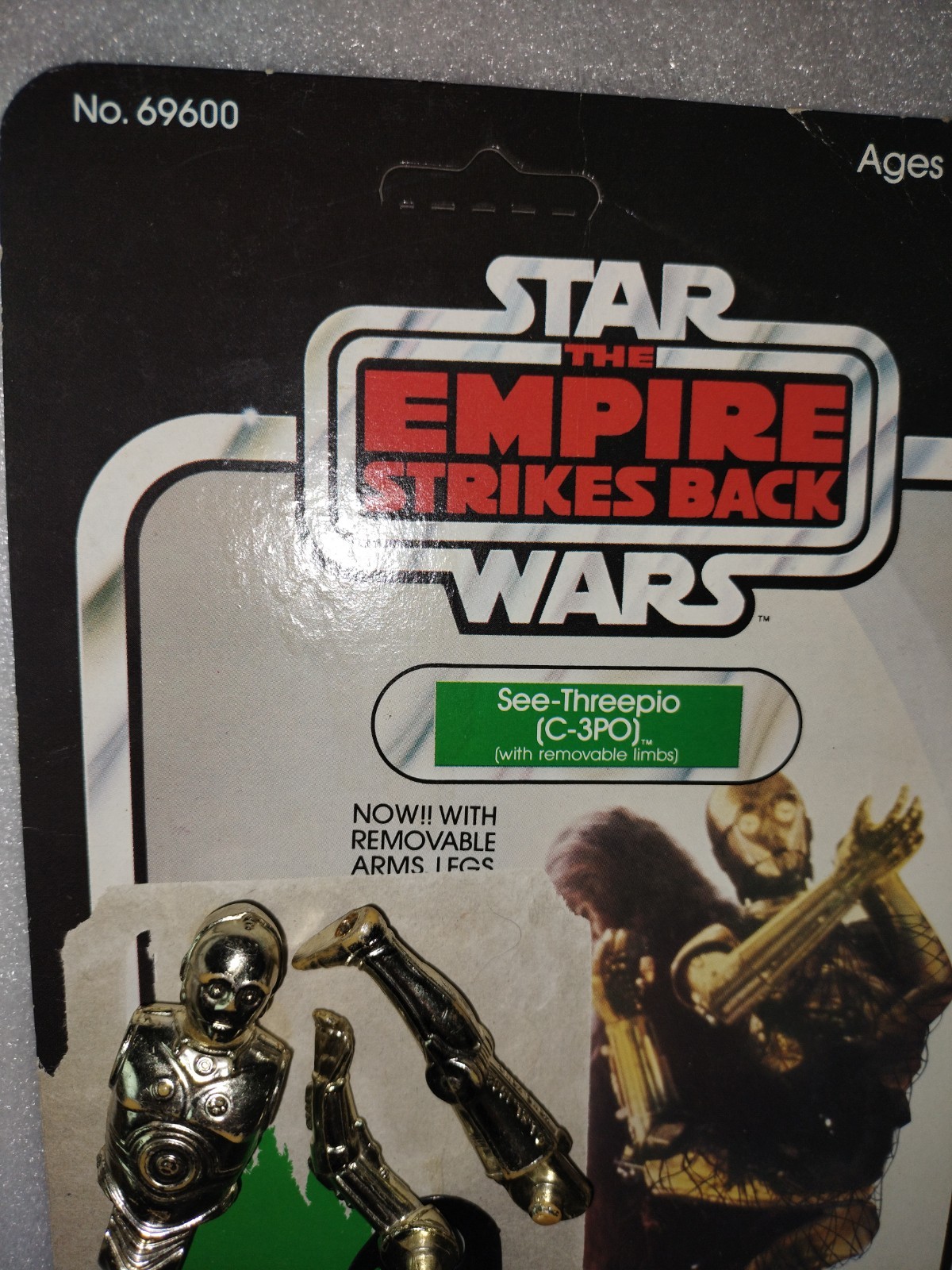 C-3PO (See-Threepio)  with removable limbs sold