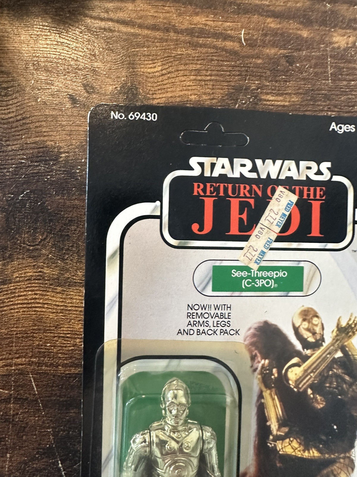 C-3PO (See-Threepio)  with removable limbs sold