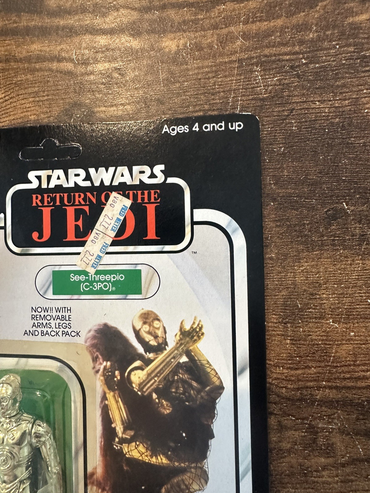 C-3PO (See-Threepio)  with removable limbs sold
