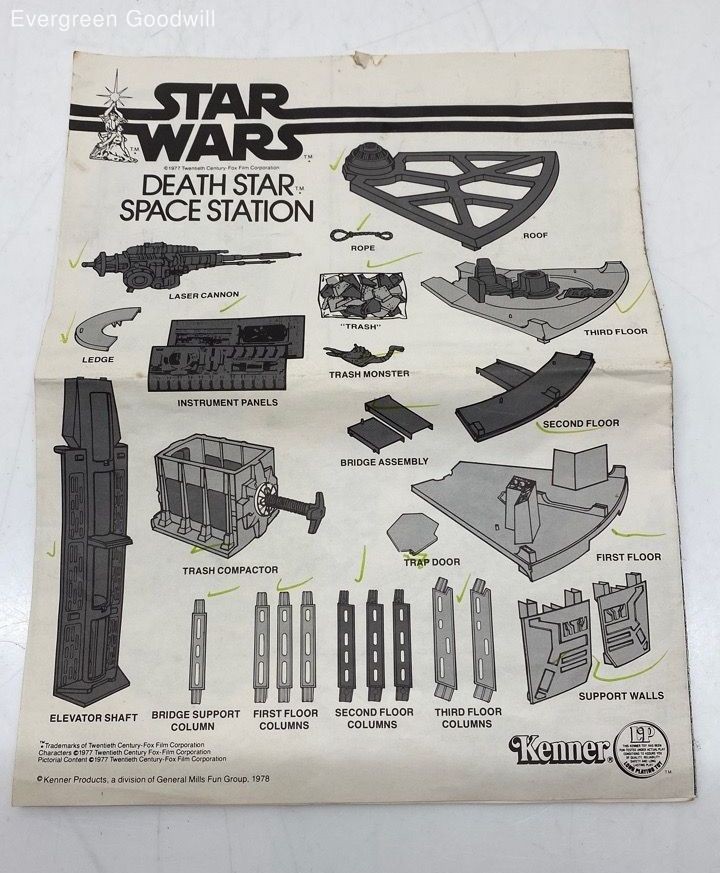 Death Star Space Station (Kenner) sold