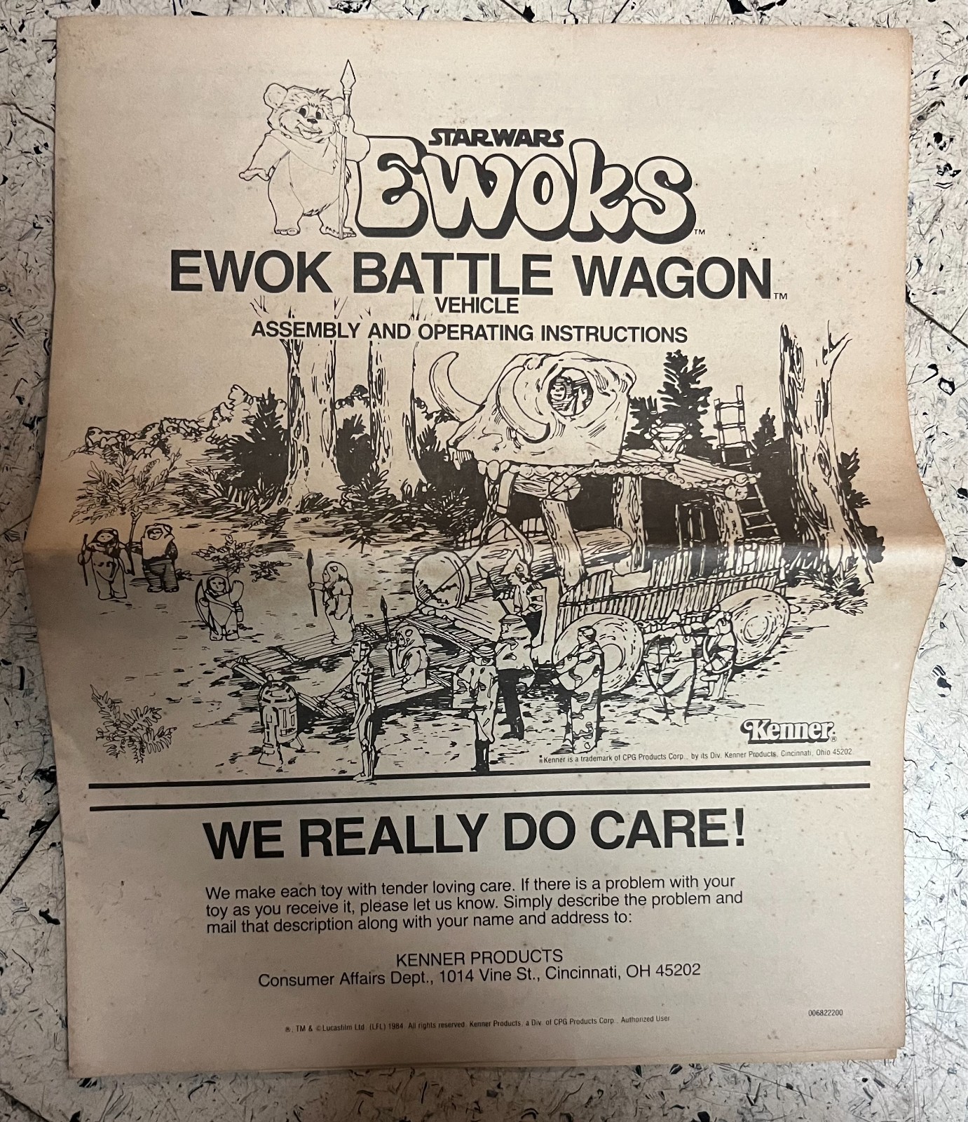 Ewok Battle Wagon sold