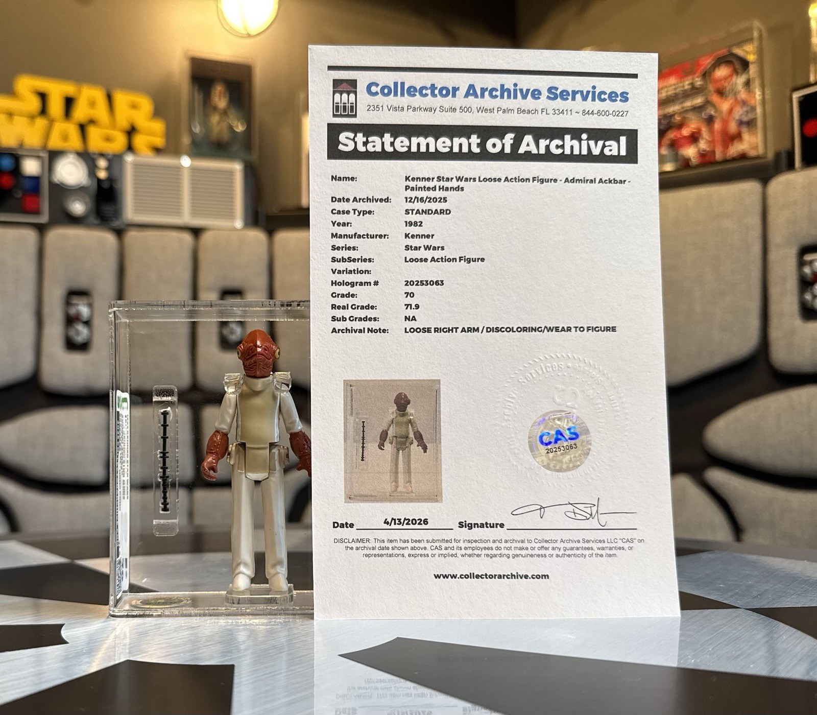 Admiral Ackbar sold