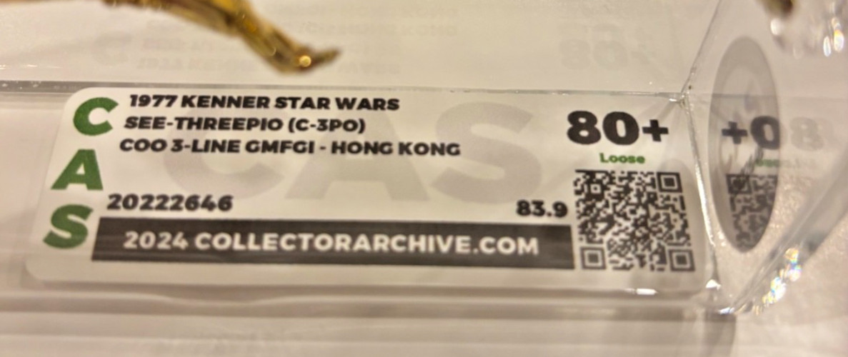 C-3PO (See-Threepio) sold