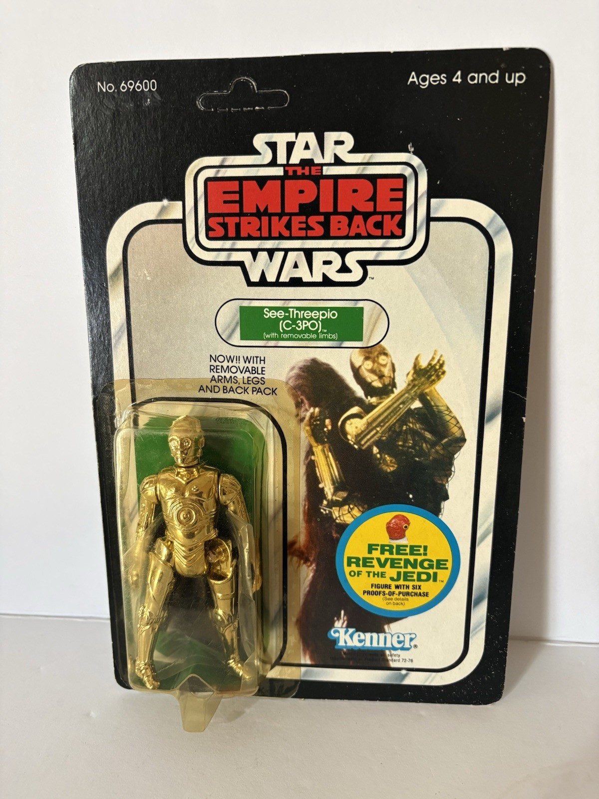 C-3PO (See-Threepio)  with removable limbs sold