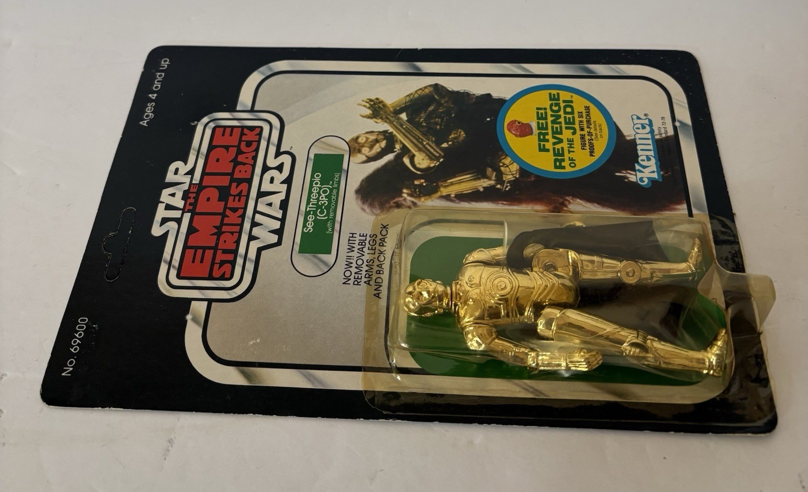 C-3PO (See-Threepio)  with removable limbs sold