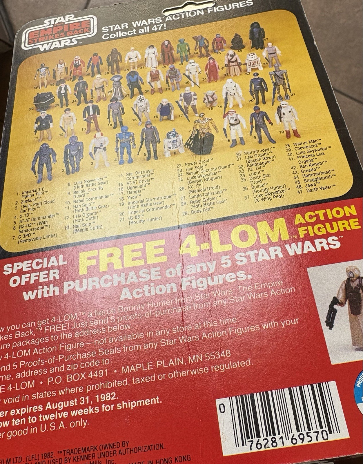 C-3PO (See-Threepio)  with removable limbs sold