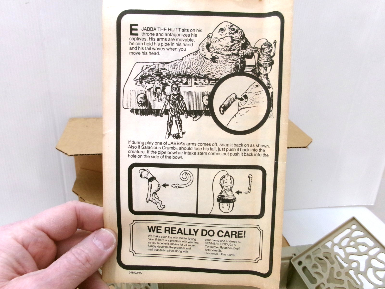 Jabba the Hutt Action Playset sold