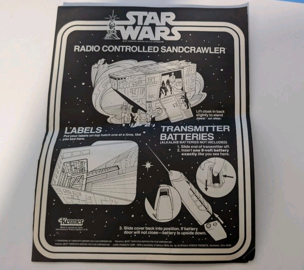 Radio Controlled Jawa Sandcrawler sold