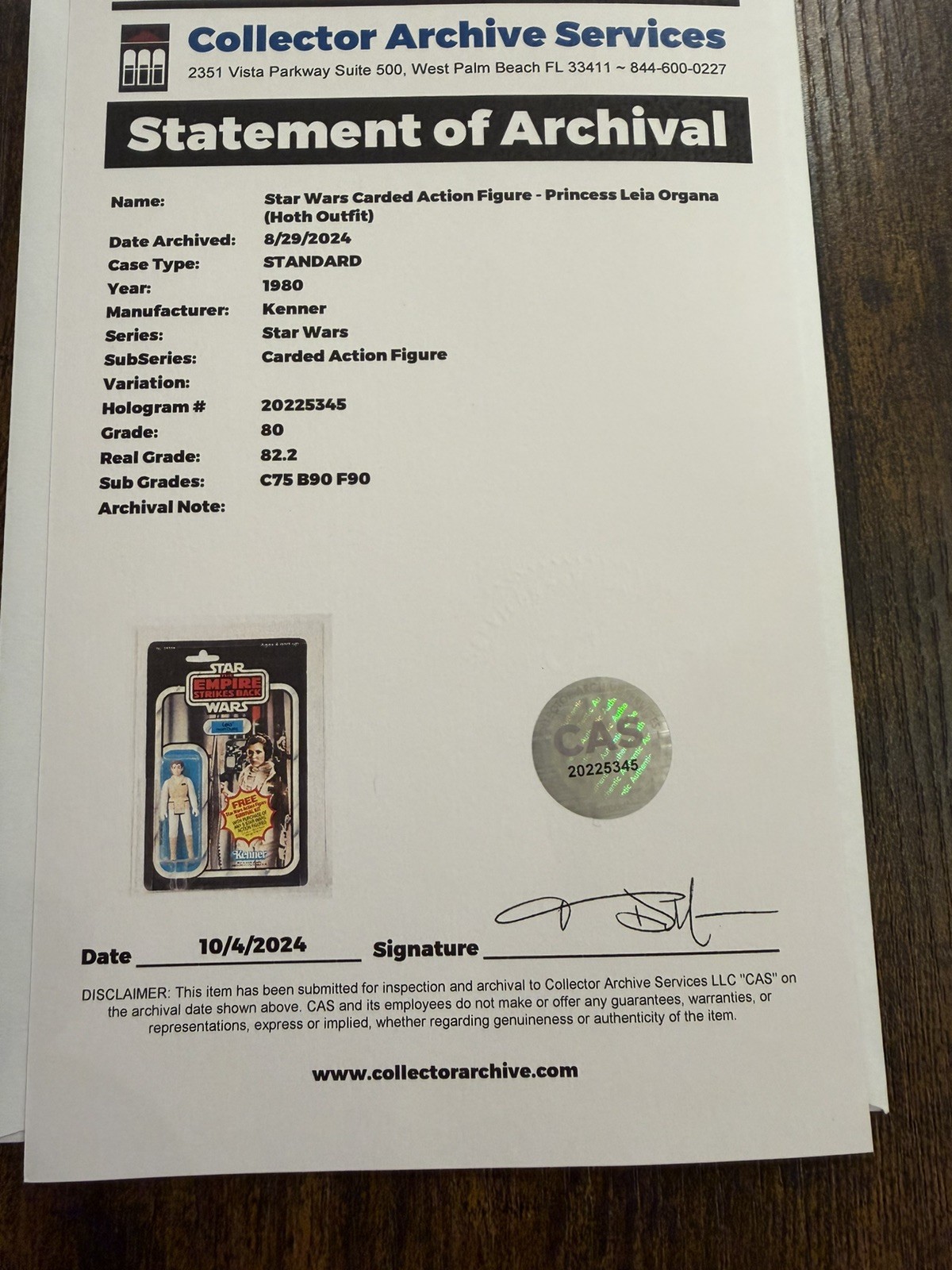 Princess Leia Organa (Hoth Outfit) sold