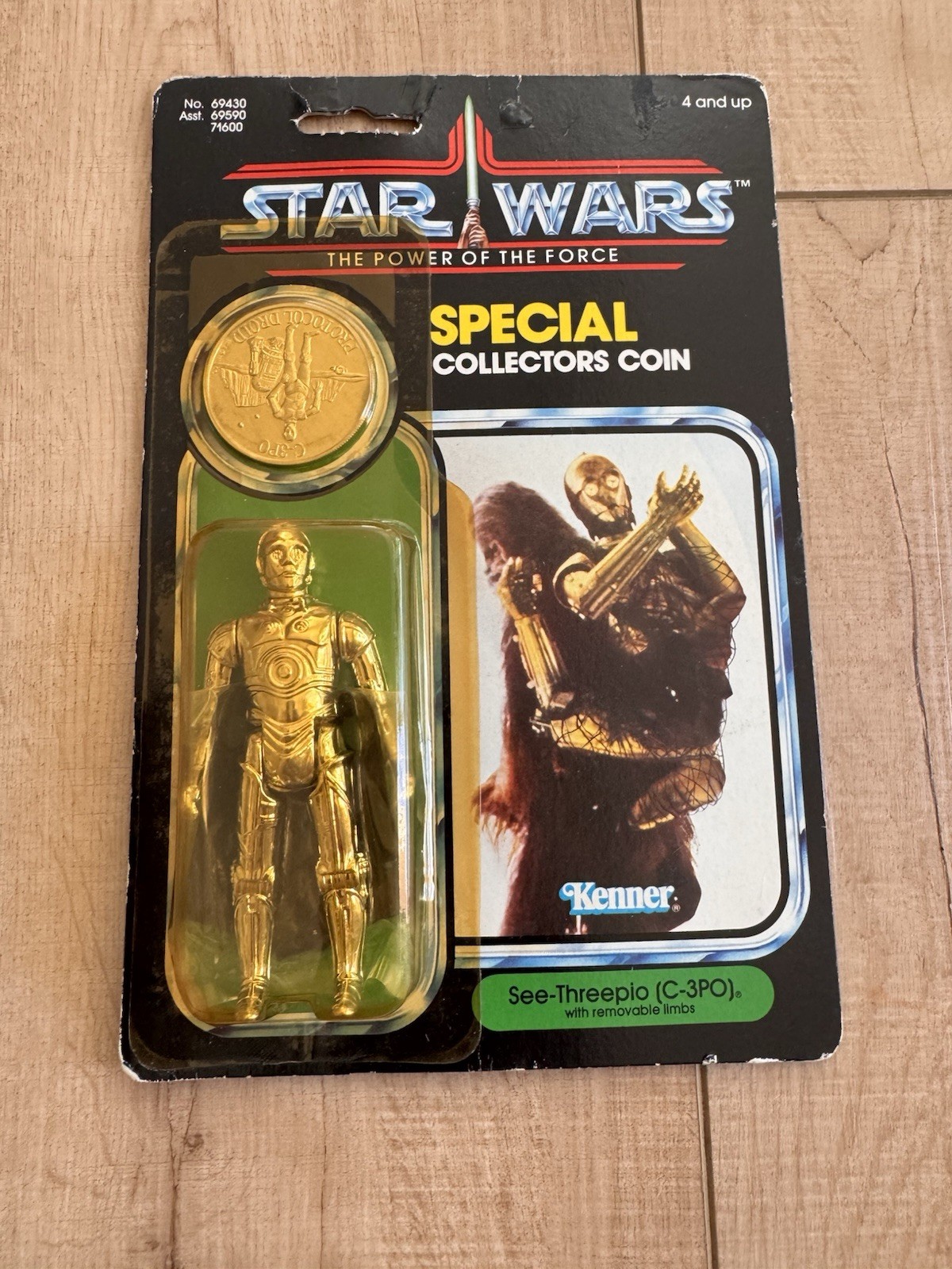 C-3PO (See-Threepio)  with removable limbs sold
