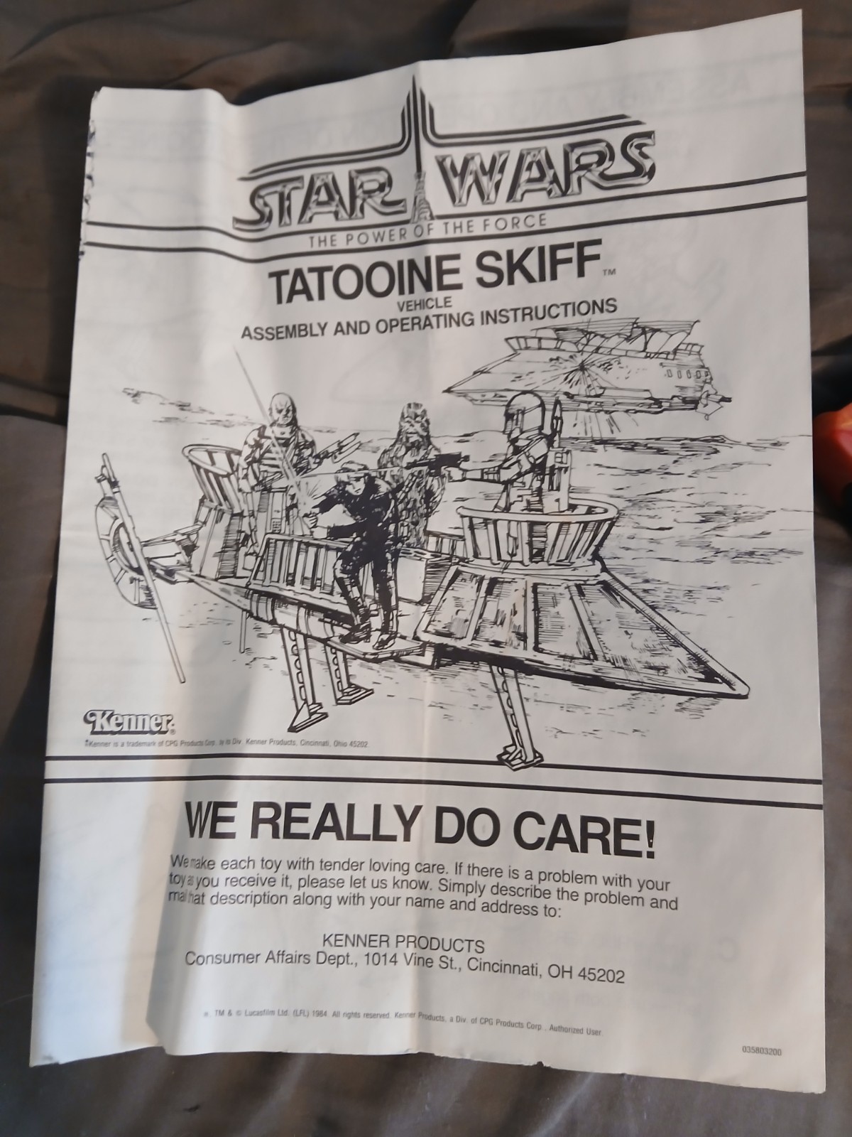 Tatooine Skiff sold