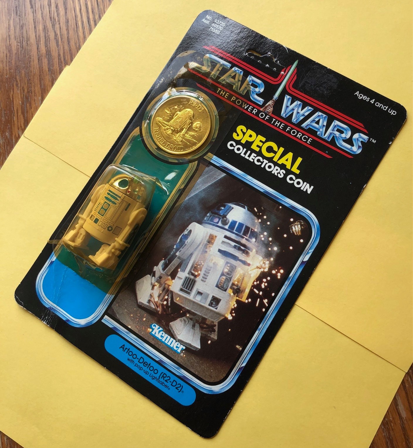 R2-D2 (Artoo-Detoo) with pop-up Lightsaber sold