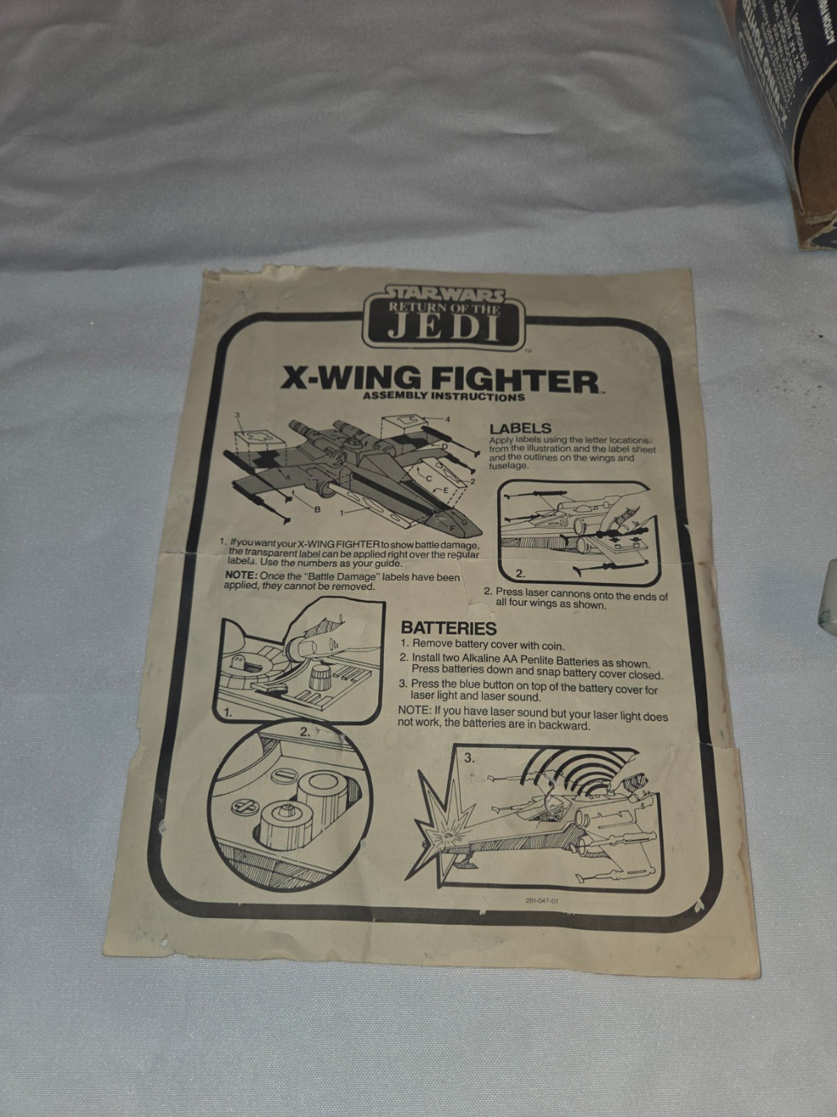 X-Wing Fighter (Battle Damaged) sold