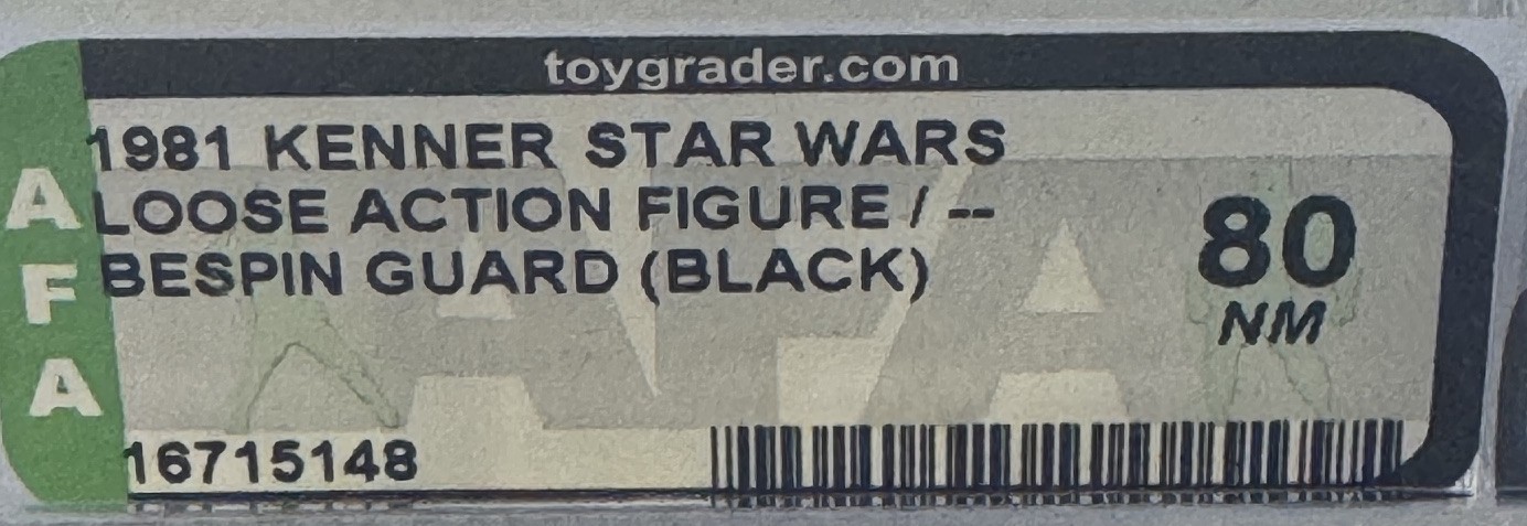 Bespin Security Guard (Black) sold