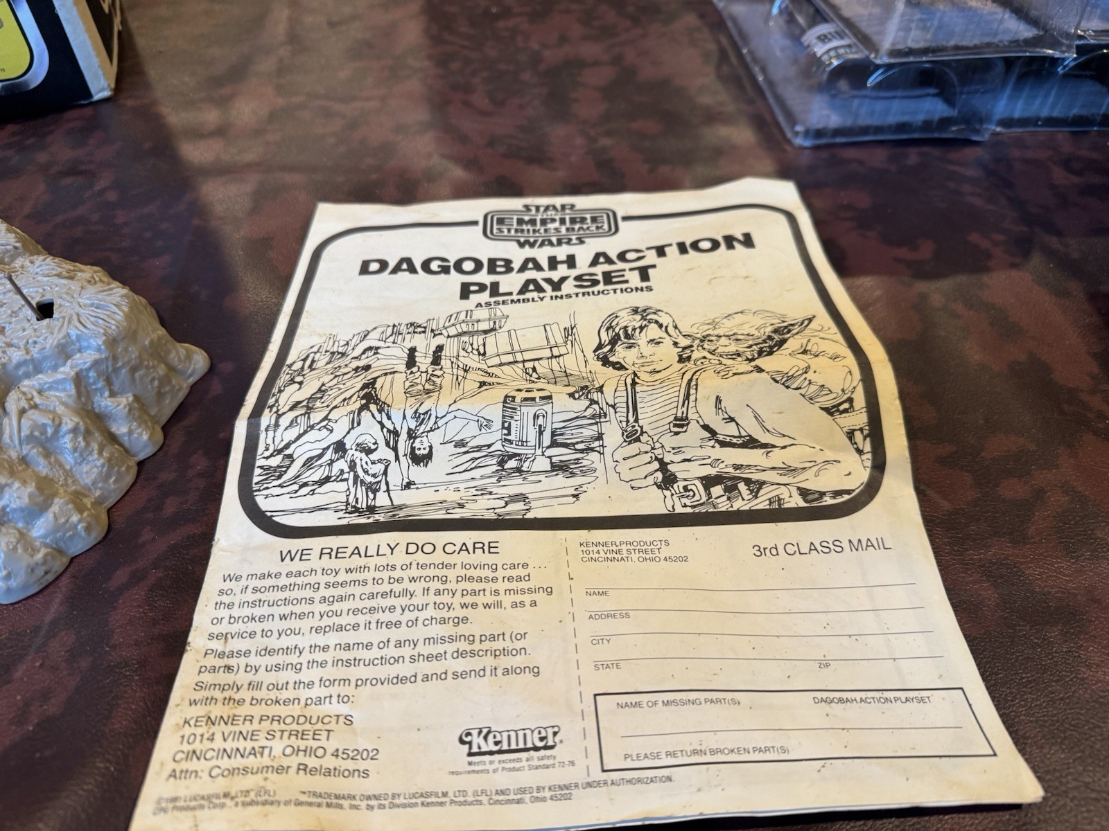 Dagobah Action Playset sold
