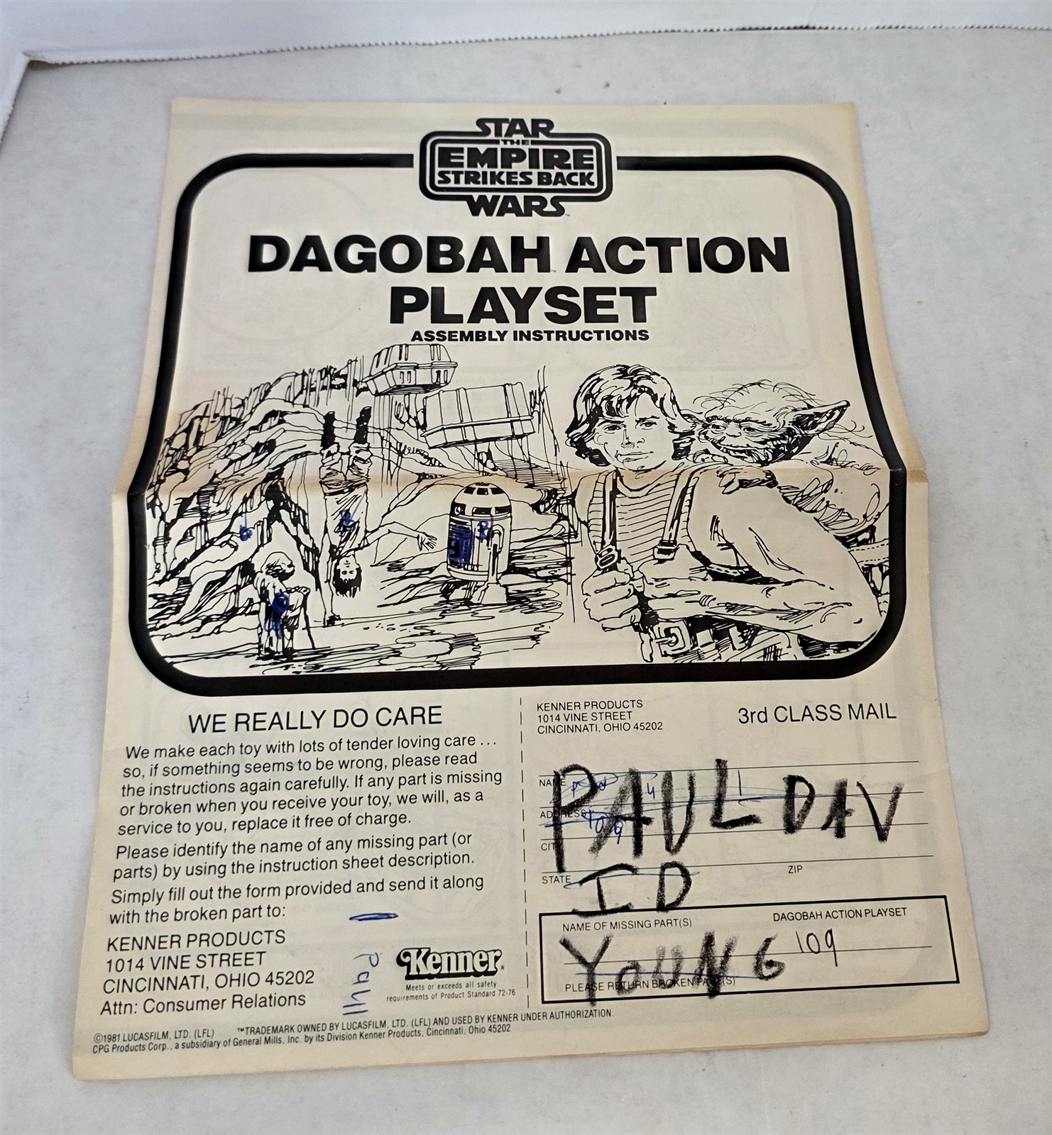 Dagobah Action Playset sold
