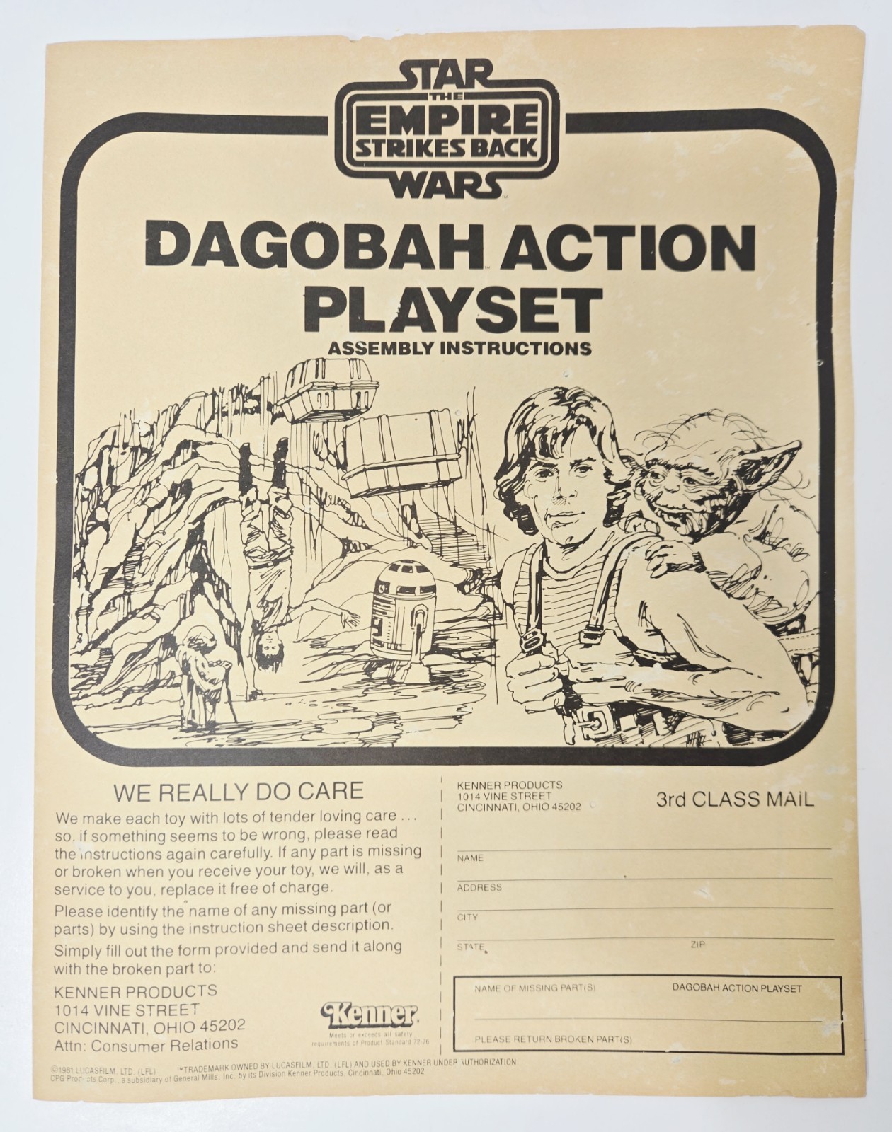 Dagobah Action Playset sold