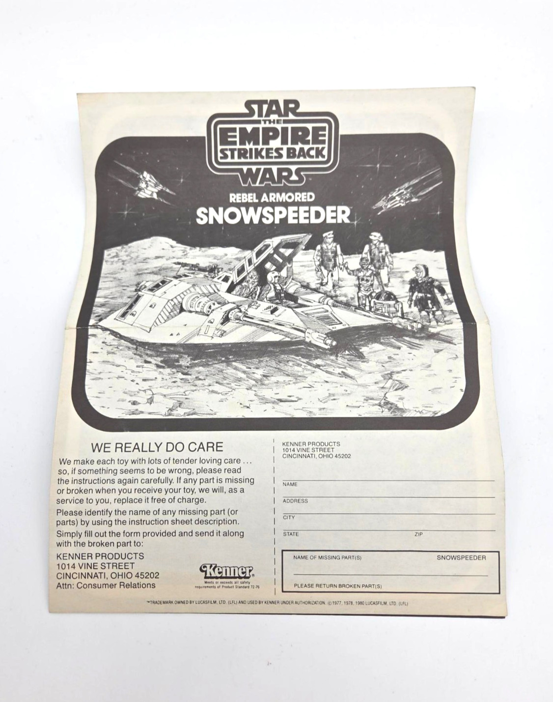 Rebel Armored Snowspeeder sold