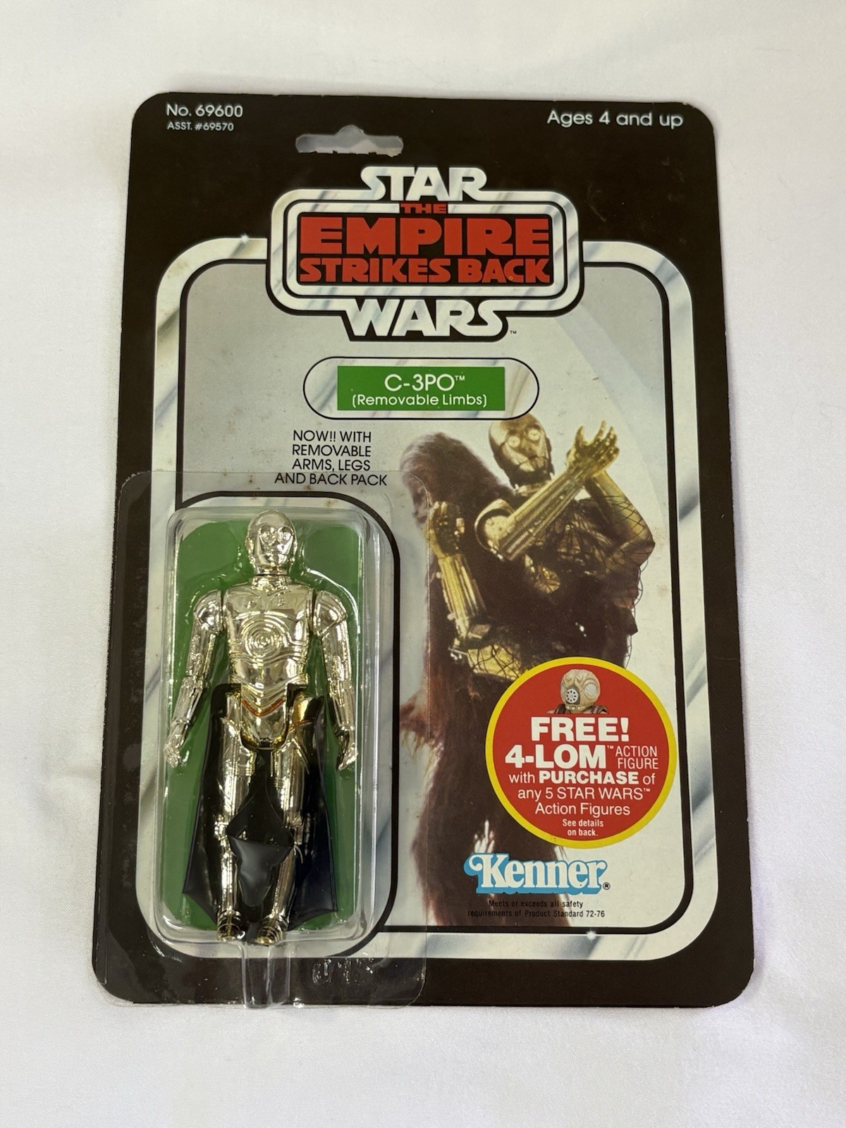 C-3PO (See-Threepio)  with removable limbs sold