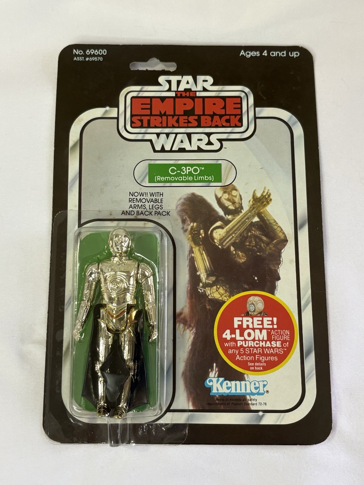 C-3PO (See-Threepio)  with removable limbs sold