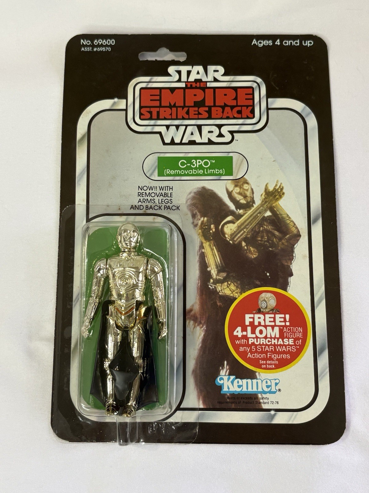 C-3PO (See-Threepio)  with removable limbs sold