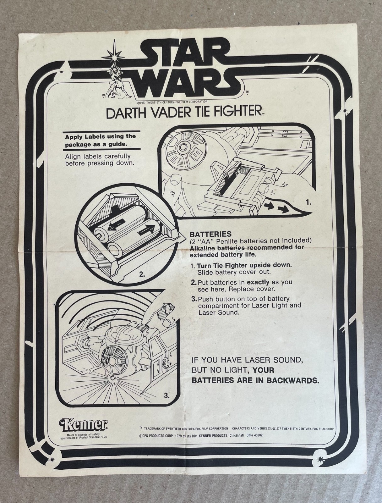 Darth Vader TIE Fighter sold